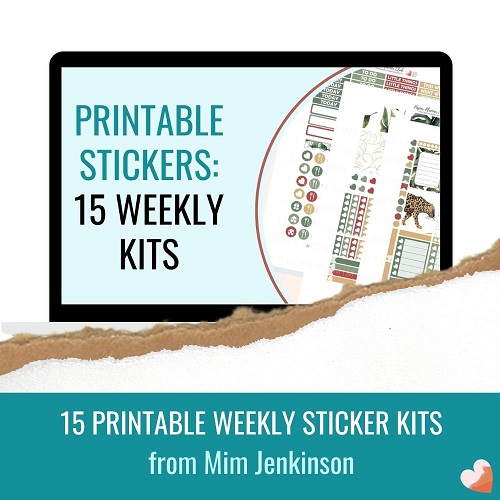 Free: Sticker-Making Resources Kit by Mim Jenkinson