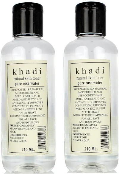 Khadi Natural Face Toner Pure Rosewater 210ml