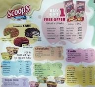 Scoops Ice Cream-Cream Corner menu 2