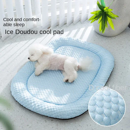 Spring and Summer Pet Cooling Mat Small Dog Teddy Bichon Breathable Ice Peas Enclosure Kennel Summer Cat Bed Cat Nest Ma