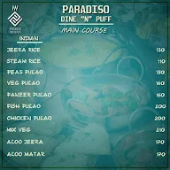 Paradiso menu 2