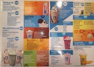 Makers of Milkshake menu 5