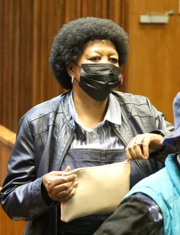 Cordelia Velaphi Mogoerane, a former policewoman who is on trial, together with five others, for the January 2018 murder of her husband, retired crime intelligence officer Thekiso Mogoerane.