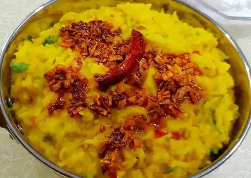 Dal Khichdi With Pickle And Raita