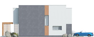 Dubius I G1 - Elewacja lewa