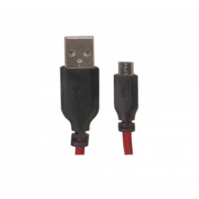 1m Micro till USB kabel Rd & Svart