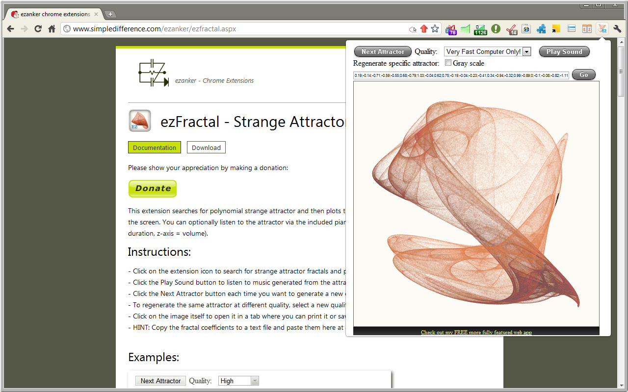 ezFractal - Strange Attractors Preview image 10