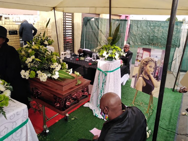 The young woman was laid to rest on Thursday