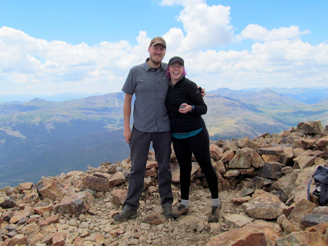 The newly-engaged couple!