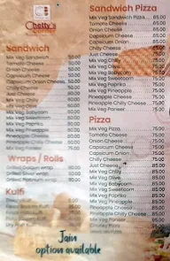 Chetty's Corner menu 2