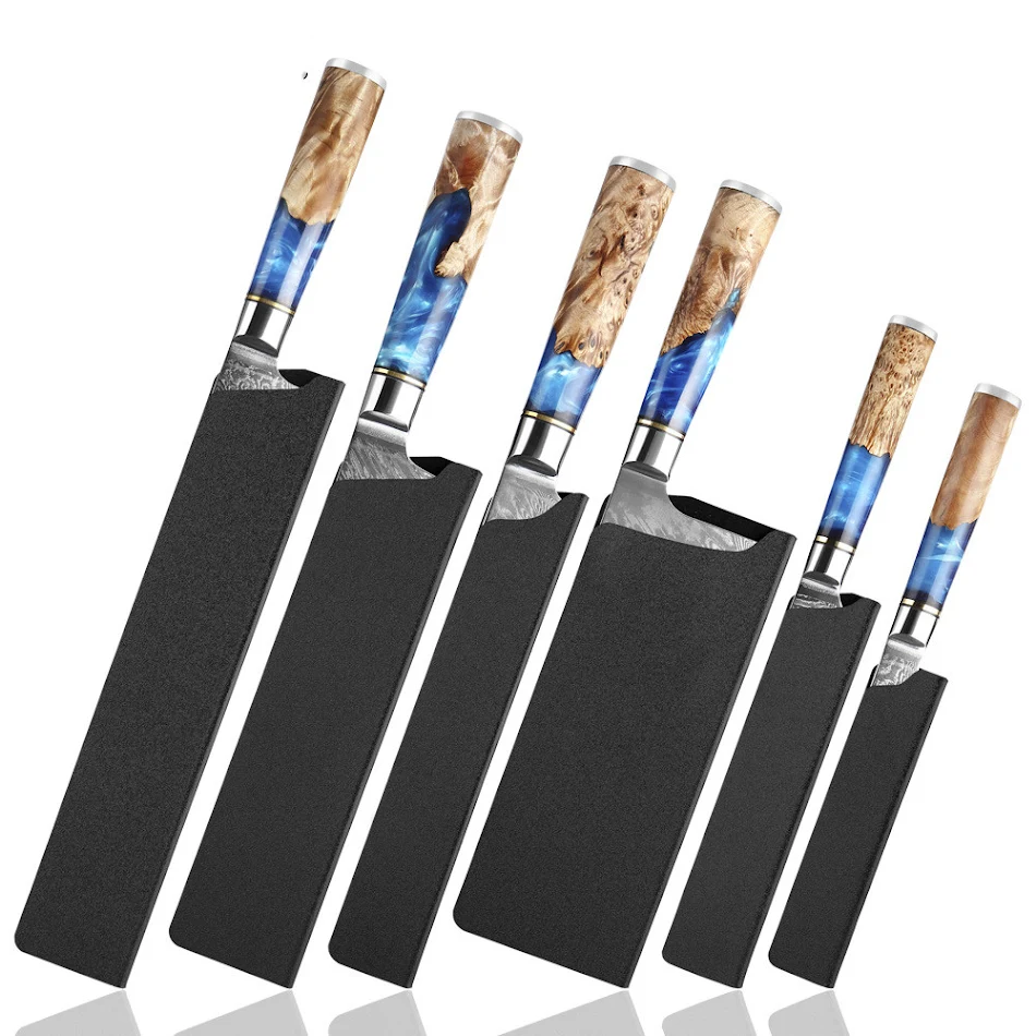 Universal Kitchen Knife Magazine Cover Protects and Organizes Your Knives. Secure Storage. Elegant Design. Easy Access a