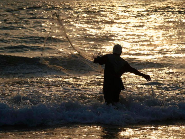 Pesca al tramonto di Gian Luigi