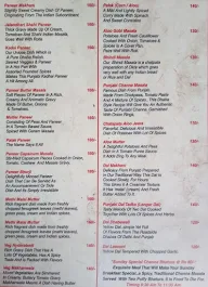 Balle Balle Punjab menu 2