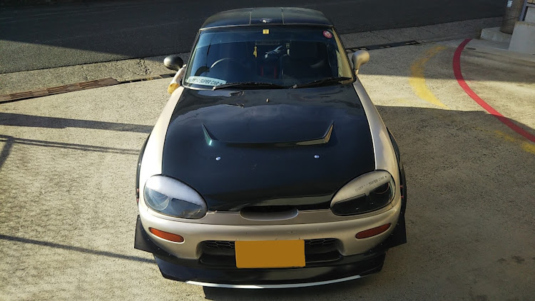 カプチーノのアイライン・フロントバンパー改修に関するカスタム事例の投稿画像1枚目