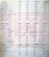 Obluez Restaurant And Bar menu 1