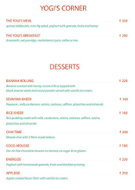 Yogi's menu 7