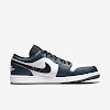 air jordan 1 low armory navy / black / white