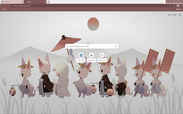 Fox Background HD Theme chrome extension