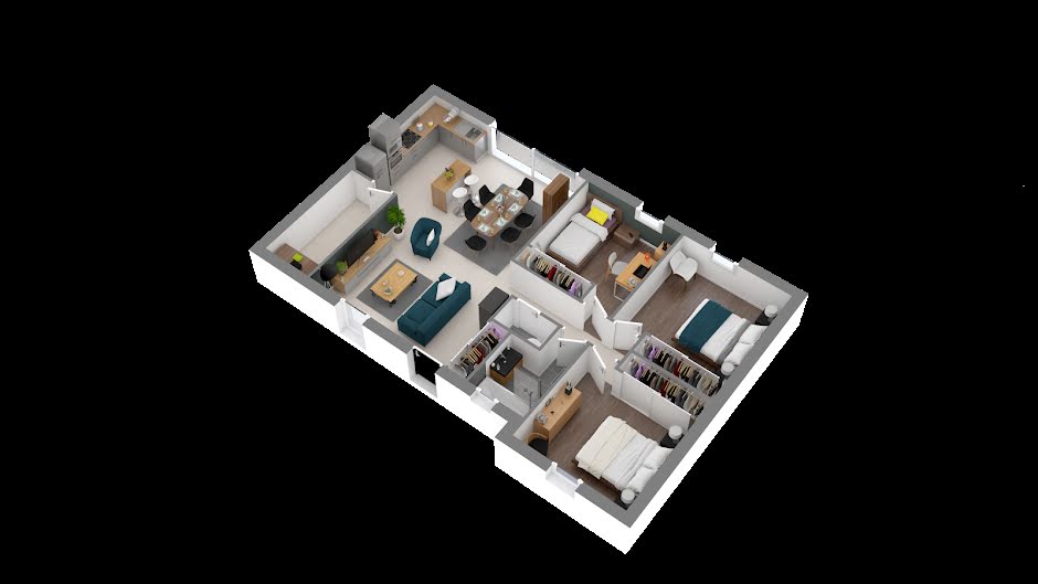 Vente maison neuve 4 pièces 82 m² à Le Pian-Médoc (33290), 343 800 €