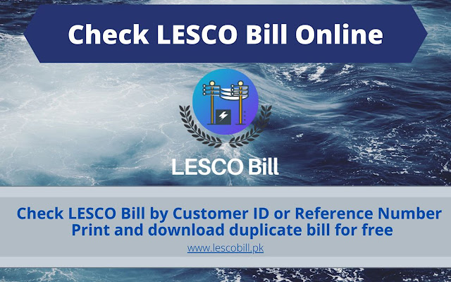 LESCO Bill chrome extension