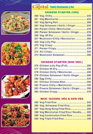 The Capital Family Restaurant & Bar menu 2