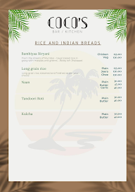 Coco's Bar & Kitchen menu 3