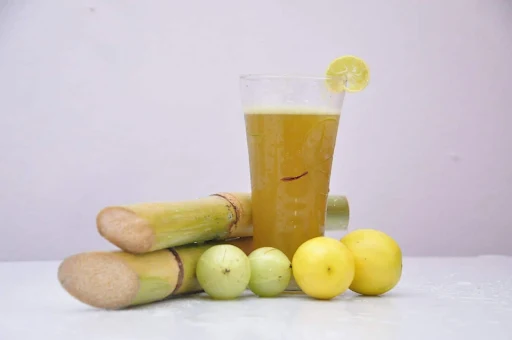 Amla Lemon Cane [Sugarcane Juice+Amla+Lemon]