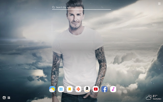 David Beckham HD Wallpapers New Tab Theme