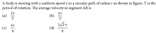 Uniform circular motion