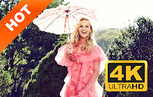 Pink dress popular HD new tab page theme small promo image