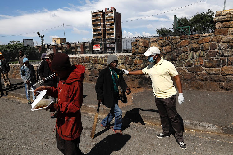 Pastor George, from the Agnieszka's Haven Community and Rehabilitation Centre, with the help of City of Johannesburg and Meals on Wheels feed over 600 homeless people daily.