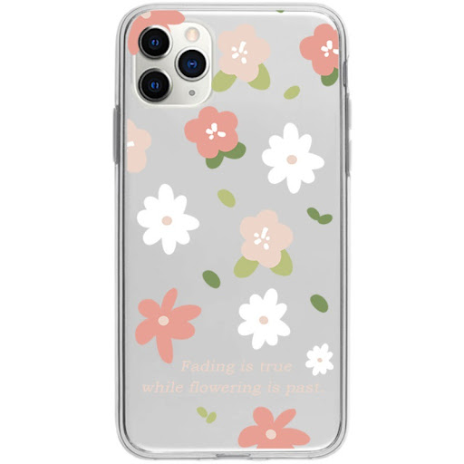 Title 2, Transparent Mobile Phone Case Floral Full Packa...