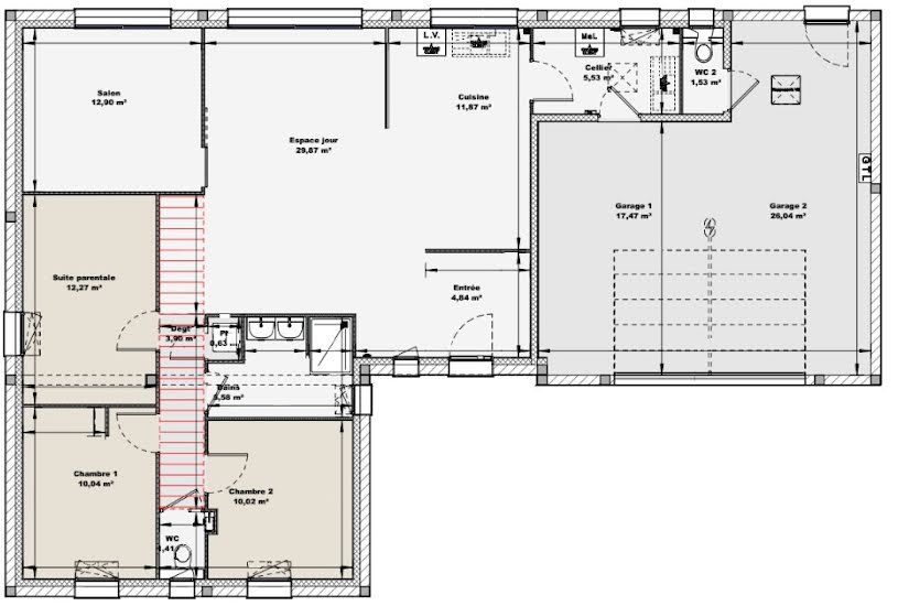  Vente Terrain + Maison - Terrain : 797m² - Maison : 110m² à Bagnoles-de-l'Orne (61140) 