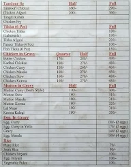 The Durga's Restaurant menu 2