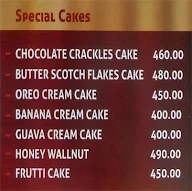 Cake Point menu 2