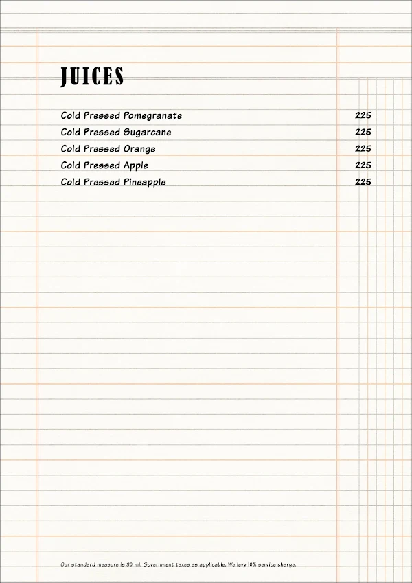 The Market Project by PizzaExpress menu 