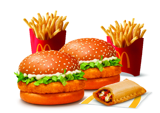 Burger Combo For 2: McChicken Burger With Pizza McPuff