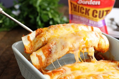 5 Ingredient Beef Enchiladas