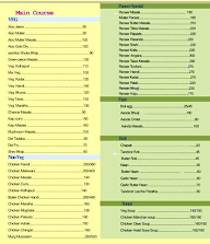 Hotel Wagha menu 4