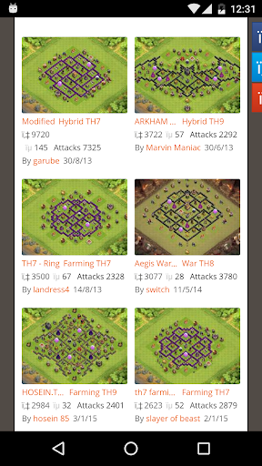 100k Maps For COC