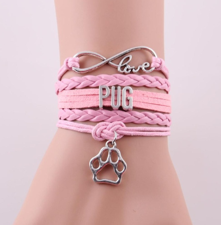 Bracelet tissé de lettre