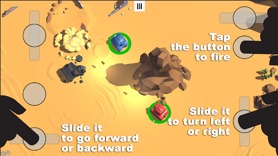 Tanks 3D for 2 players on 1 device - split screen 2.8 APK + Mod (Uang yang tidak terbatas) untuk android