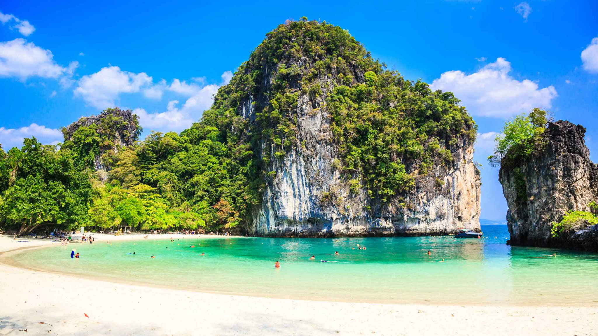 Turismo na Tailândia. Um dos passeios mais elogiados na Tailândia, ilha de Ko Hong.