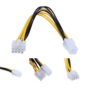 Dây Cáp Chuyển Đổi Nguồn Atx 4 - Pin Male Sang 8 - Pin Female Dành Cho Bảng Mạch Cpu