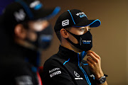 George Russell of Great Britain and Williams during previews before the F1 Grand Prix of Portugal at Autodromo Internacional do Algarve on October 22 2020 in Portimao.