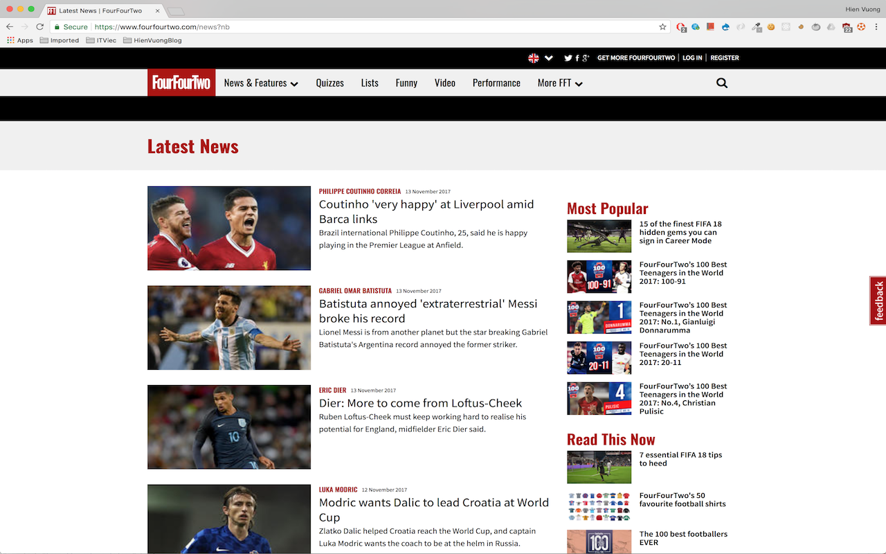 Football News Reader Preview image 3