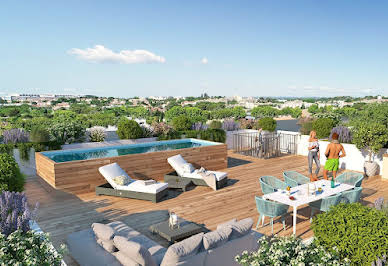 Apartment with terrace and pool 10