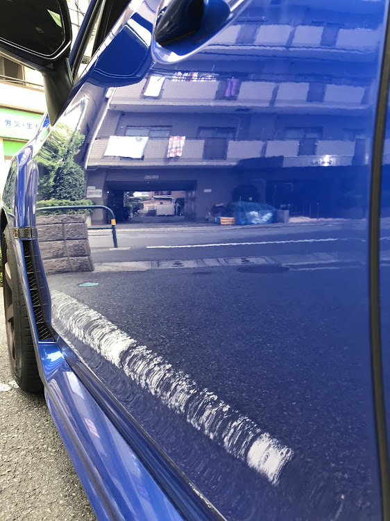 WRX STIのデントリペア・ドアパンチ修理・犯人は分からず・許せんに関するカスタム事例の投稿画像2枚目
