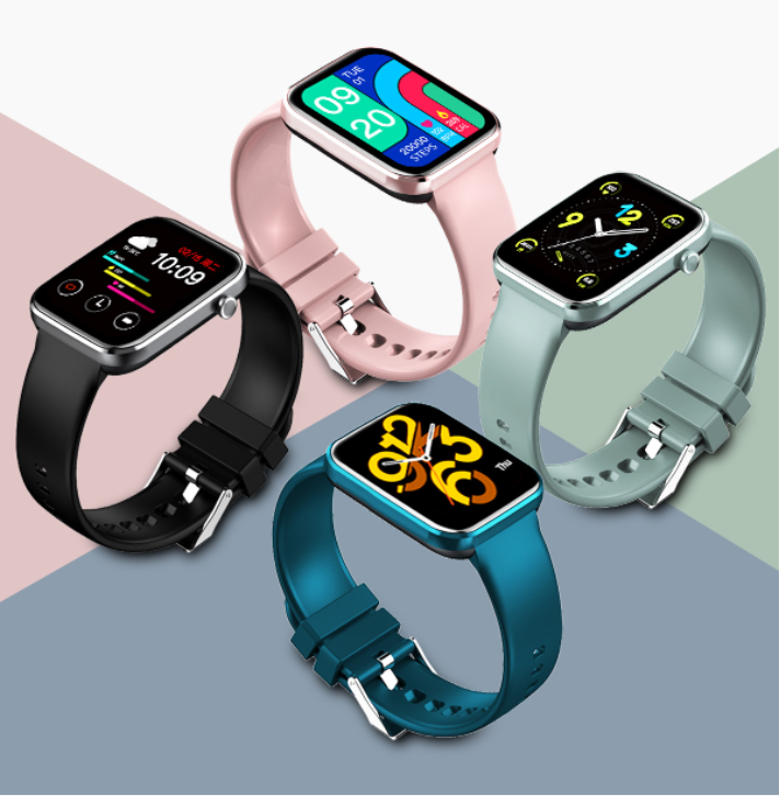 Smartwatch 169 Scherm Meertalig Aangepaste Bluetooth Polsband Houd uw gezondheid in de gaten, ontvang meldingen en geniet van connectiviteit.