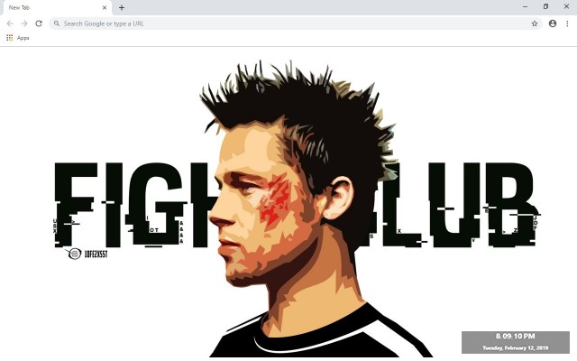 Brad Pitt Custom New Tab